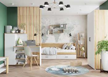 Набор детской мебели Лайт, модульный комп.2 (Гор) в Кировграде - kirovgrad.mebel-e96.ru