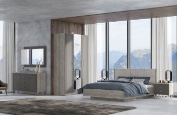 Спальный гарнитур Лежер модульный, холст вулканический (СанТан) в Кировграде - kirovgrad.mebel-e96.ru