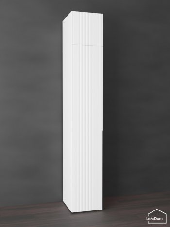 Шкаф с антресолью 400 мм Linnea MHR-1A-3 2450х400х510 (Белый-М 11.1.2) в Кировграде - kirovgrad.mebel-e96.ru