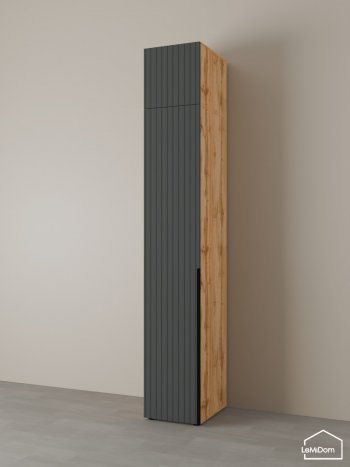 Шкаф с антресолью 400 мм Linnea MHR-1A-2 2450х400х510 (ДВ-М 11.1.25) в Кировграде - kirovgrad.mebel-e96.ru