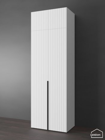 Шкаф с антресолью 800 мм Linnea MHR-2A-2 2450х800х510 (Белый-М 11.1.2) в Кировграде - kirovgrad.mebel-e96.ru