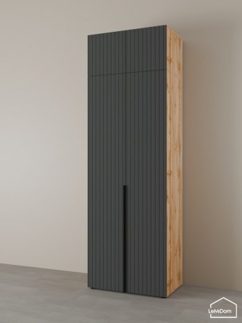 Шкаф с антресолью 800 мм Linnea MHR-2A-2 2450х800х510 (ДВ-М 11.1.25) в Кировграде - kirovgrad.mebel-e96.ru