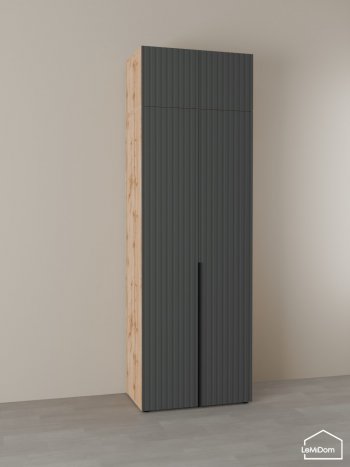 Шкаф с антресолью 800 мм Linnea MHR-2A-3 2450х800х510 (ДВ-М 11.1.25) в Кировграде - kirovgrad.mebel-e96.ru