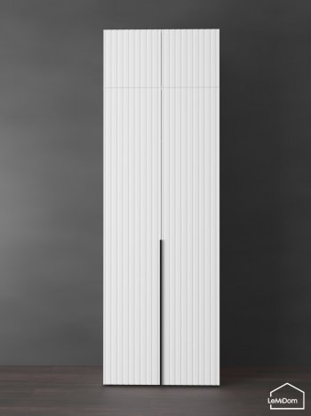 Шкаф с антресолью 800 мм Linnea MHR-2A-1 2450х800х510 (Белый-М 11.1.2) в Кировграде - kirovgrad.mebel-e96.ru