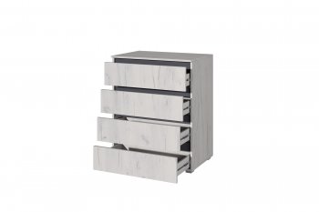 Комод Лиана графит (Зарон) в Кировграде - kirovgrad.mebel-e96.ru