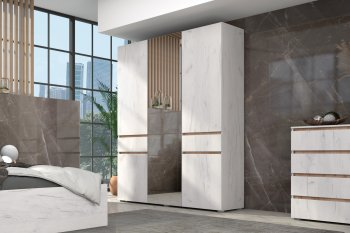 Шкаф 1600 мм Лиана золотой (Зарон) в Кировграде - kirovgrad.mebel-e96.ru