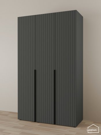 Шкаф Linnea MHR-3-2 2050х1200х510 (Графит-М 11.1.25) в Кировграде - kirovgrad.mebel-e96.ru