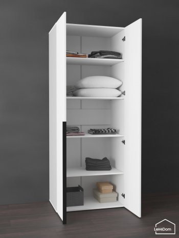 Шкаф Linnea MHR-2-2 2050х800х510 (Белый-М 11.1.2) в Кировграде - kirovgrad.mebel-e96.ru