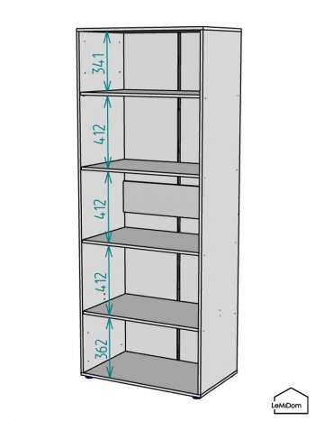 Шкаф Linnea MHR-2-2 2050х800х510 (ДВ-М 11.1.25) в Кировграде - kirovgrad.mebel-e96.ru