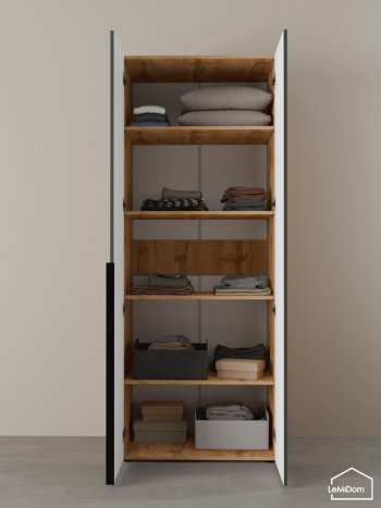 Шкаф Linnea MHR-2-2 2050х800х510 (ДВ-М 11.1.25) в Кировграде - kirovgrad.mebel-e96.ru