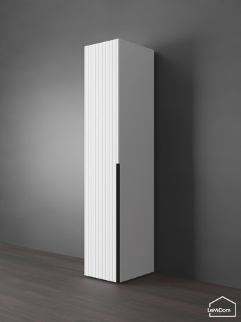 Шкаф Linnea MHR-1-2 2050х400х510 (Белый-М 11.1.2) в Кировграде - kirovgrad.mebel-e96.ru