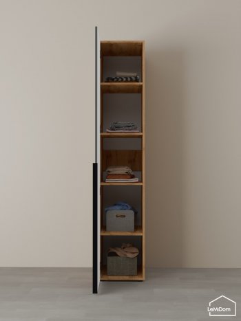 Шкаф Linnea MHR-1-2 2050х400х510 (ДВ-М 11.1.25) в Кировграде - kirovgrad.mebel-e96.ru