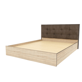 Кровать двуспальная ЛК-2 Лирика настил (Текс) в Кировграде - kirovgrad.mebel-e96.ru