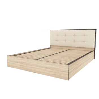 Кровать двуспальная ЛК-2 Лирика ортопед (Текс) в Кировграде - kirovgrad.mebel-e96.ru