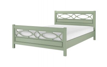 Кровать из массива Лоренса Зеленый самшит (БМ) в Кировграде - kirovgrad.mebel-e96.ru