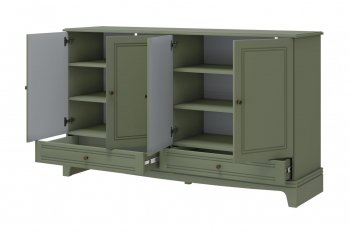 Комод 4 двери 2ящ. Лорето, зеленый самшит (БМ) в Кировграде - kirovgrad.mebel-e96.ru