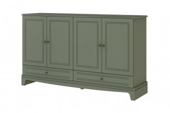 Комод 4 двери 2ящ. Лорето, зеленый самшит (БМ) в Кировграде - kirovgrad.mebel-e96.ru