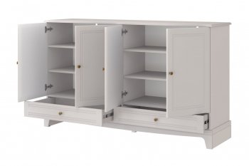 Комод 4 двери 2ящ. Лорето, льняной (БМ) в Кировграде - kirovgrad.mebel-e96.ru