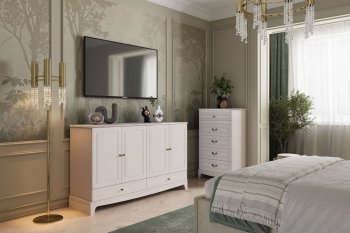 Спальный гарнитур Лорето, модульный, льняной (БМ) в Кировграде - kirovgrad.mebel-e96.ru