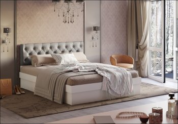 Кровать 1,6 Луара-3 ламели на ленте (ВНК) в Кировграде - kirovgrad.mebel-e96.ru