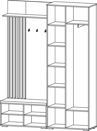 Прихожая Марракеш (Лин) в Кировграде - kirovgrad.mebel-e96.ru