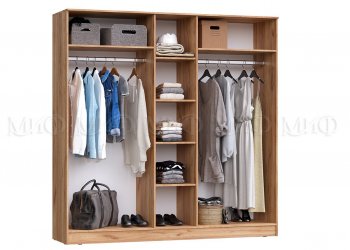 Шкаф 2000 мм пятидверный Мартина графит (Миф) в Кировграде - kirovgrad.mebel-e96.ru