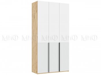 Шкаф 1200 мм Марвэл с доп. ящиками, крафт/белый (Миф) в Кировграде - kirovgrad.mebel-e96.ru