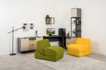 Кресло Марвэл серка желтая (Моби) в Кировграде - kirovgrad.mebel-e96.ru