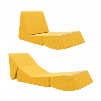 Кресло Марвэл серка желтая (Моби) в Кировграде - kirovgrad.mebel-e96.ru