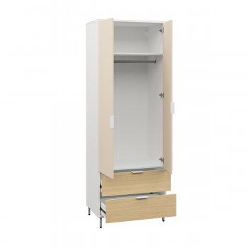 Шкаф 800 мм Марвэл 16.317.02 бел. (Моби) в Кировграде - kirovgrad.mebel-e96.ru