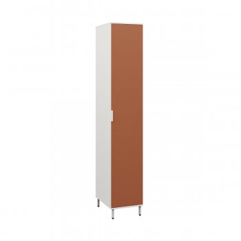 Шкаф-пенал 400 мм Марвэл 16.136.01 бел. (Моби) в Кировграде - kirovgrad.mebel-e96.ru