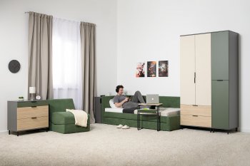 Набор детской мебели Марвэл модульный, сер. (Моби) в Кировграде - kirovgrad.mebel-e96.ru