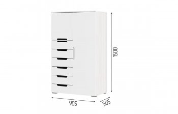 Комод-шкаф Миа КМ 053 (СтендМ) в Кировграде - kirovgrad.mebel-e96.ru