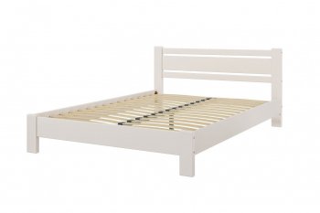 Кровать из массива Милс льняной (БМ) в Кировграде - kirovgrad.mebel-e96.ru