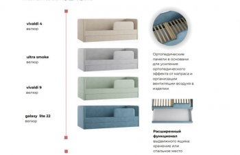 Кровать выкатная Молли-2 (Silva) в Кировграде - kirovgrad.mebel-e96.ru