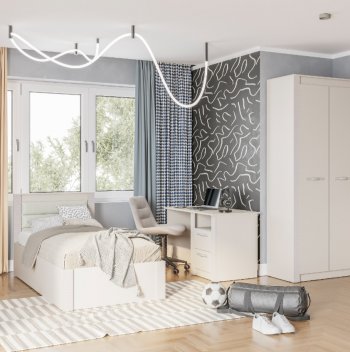 Спальный гарнитур Монако Кашемир (модульный) (БТС) в Кировграде - kirovgrad.mebel-e96.ru