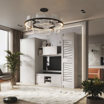 Стенка Монако Кашемир комп.3 (модульная) (БТС) в Кировграде - kirovgrad.mebel-e96.ru