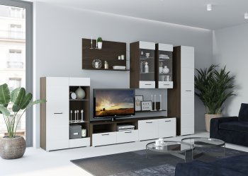 Стенка Ненси-3+ стеллаж+пенал (Гор) в Кировграде - kirovgrad.mebel-e96.ru