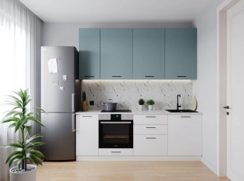 Кухонный гарнитур Ниагара 2200 мм МДФ/ЛДСП (Санвут) в Кировграде - kirovgrad.mebel-e96.ru