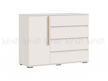 Комод 1 дверь 4 ящика (1200) Норд, кашемир (Миф) в Кировграде - kirovgrad.mebel-e96.ru