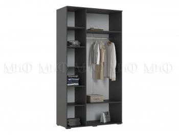 Шкаф 1200 мм 3-х ств. Норд графит/изумруд (Миф) в Кировграде - kirovgrad.mebel-e96.ru