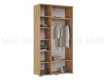 Шкаф 1200 мм 3-х ств. Норд с антресолью дуб крафт/изумруд (Миф) в Кировграде - kirovgrad.mebel-e96.ru