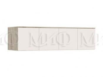 Шкаф 1600 мм 4-х створчатый Норд с антресолью,крафт серый/кашемир (Миф) в Кировграде - kirovgrad.mebel-e96.ru