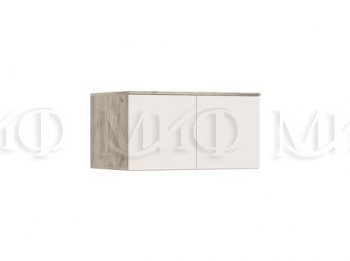 Шкаф 800 мм 2-х ств. Норд с антресолью крафт серый/кашемир (Миф) в Кировграде - kirovgrad.mebel-e96.ru