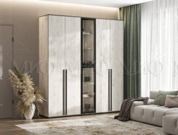Шкаф Норд+ пенал со стеклом (Миф) в Кировграде - kirovgrad.mebel-e96.ru
