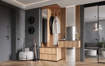 Прихожая+Тумба с зеркалом Норд (Миф) в Кировграде - kirovgrad.mebel-e96.ru