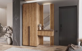 Шкаф 800+Тумба с зеркалом Норд (Миф) в Кировграде - kirovgrad.mebel-e96.ru