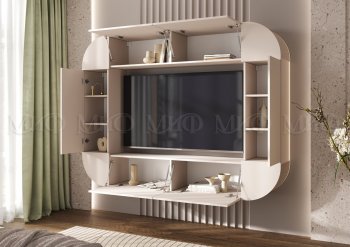 Стенка Норд (Зона ТВ), кашемир (Миф) в Кировграде - kirovgrad.mebel-e96.ru