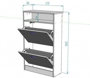 Обувница W5 (ЯАС) в Кировграде - kirovgrad.mebel-e96.ru