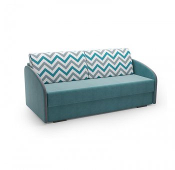 Диван-кровать Одри (велюр Ультра Минт (голубой) / Вилли минт) (Софт) в Кировграде - kirovgrad.mebel-e96.ru